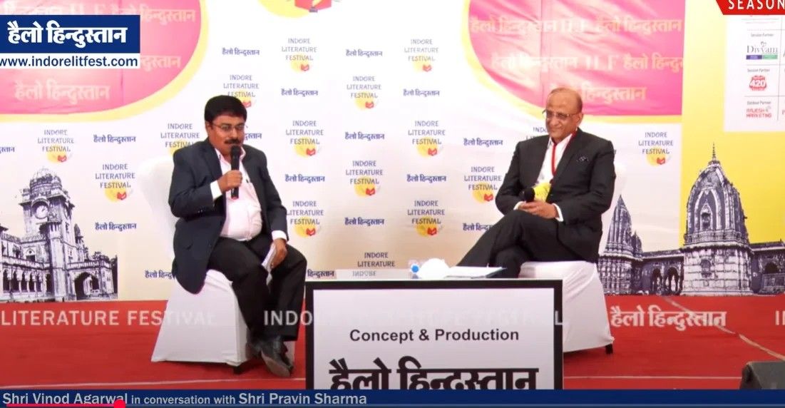 Inspirational Story of MP's Richest Businessman & Philanthropist Vinod Agarwal | Indore Lit Fest