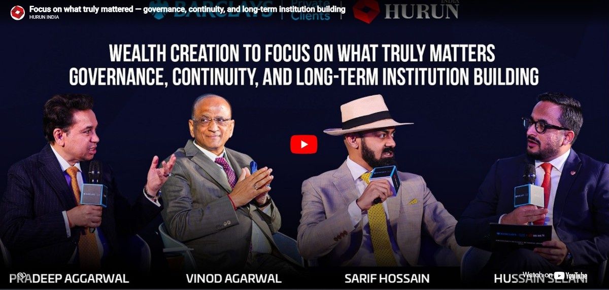 Panellist - Focus on what truly mattered — governance, continuity, and long- term institution building